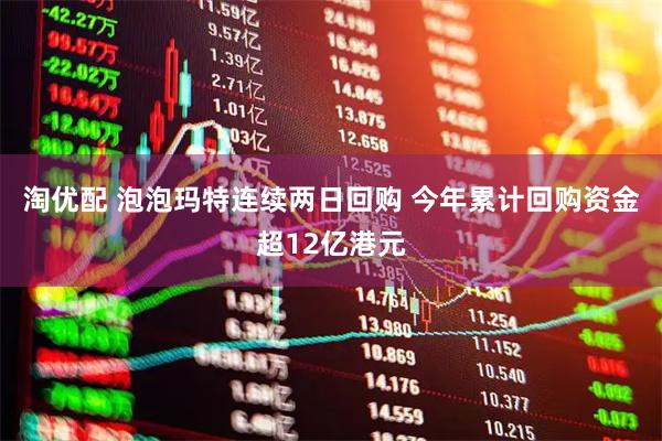 淘优配 泡泡玛特连续两日回购 今年累计回购资金超12亿港元