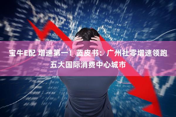 宝牛E配 增速第一！蓝皮书：广州社零增速领跑五大国际消费中心城市